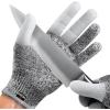 imageNoCry Cut Resistant Work Gloves for Women and Men with Reinforced Fingers Comfortable 100 Food Grade Kitchen Cooking Hand Protection Ambidextrous Safety Gear for Cutting Level 5 ProtectionReinforced Grey
