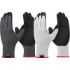 imageNoCry Gardening Gloves for Men with Strong Grip and Touchscreen Tips  Breathable Rubber Coated Garden Gloves with Superior Dexterity  SnugFitting Yard Gloves for Men or Lawn Gloves MenGrey  White