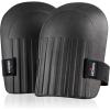imageNoCry Gardening Knee Pads for Women and Men  Waterproof Foam Padding in a Lightweight Yet Durable Design Easy to Wear with Adjustable Elastic HookandLoop Straps  Ideal for the Garden and Yard WorkBlack
