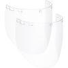imageNoCry Premium Safety Face Shield for Grinding and Cutting  Clear AntiFog Impact Resistant Visor and Adjustable Headgear  ANSI Z871 Certified for Industrial Use  Washable Sweatbands IncludedVisors for Facearmor Pro