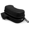 imageNoCry Protective Goggle Case Fits Most Goggles Semi Hard Water Resistant and Shockproof Outer Shell Reinforced Zipper Belt Clip Designed to Fit All Safety Goggles Black