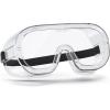 imageNoCry Protective Safety Lab Goggles Over Glasses with AntiFog Coating Clear ScratchResistant Lenses 100 UV Protection Universal Fit Vented ANSI Z871 Rated Safety Goggles for Men and WomenNonvented