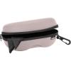 imageNoCry Storage Case for Safety Glasses with Felt Lining Reinforced Zipper and Handy Belt Clip Brown Grey