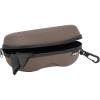 imageNoCry Storage Case for Safety Glasses with Felt Lining Reinforced Zipper and Handy Belt Clip Coffee