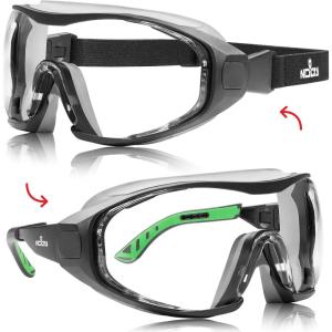 imageNoCry Anti Fog Safety Goggles for Men with Premium Anti Scratch Coating  Perfect Work Goggles with Adjustable Headband ANSI Z871 Safety Goggles Science Goggles or Chemistry Safety Glasses