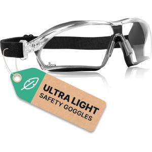 imageNoCry Anti Fog Safety Goggles for Women and Men with Premium AntiScratch Coating  ANSI Z87 Certified Lenses and Adjustable Headband  Ideal for Chemistry Labs Science Projects and Dust Protection