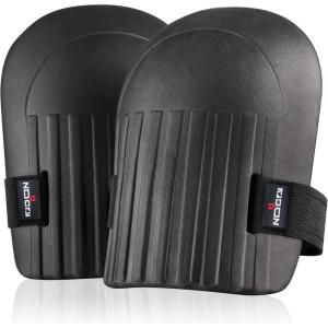 imageNoCry Gardening Knee Pads for Women and Men  Waterproof Foam Padding in a Lightweight Yet Durable Design Easy to Wear with Adjustable Elastic HookandLoop Straps  Ideal for the Garden and Yard WorkBlack