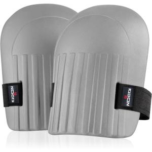 imageNoCry Gardening Knee Pads for Women and Men  Waterproof Foam Padding in a Lightweight Yet Durable Design Easy to Wear with Adjustable Elastic HookandLoop Straps  Ideal for the Garden and Yard WorkGrey