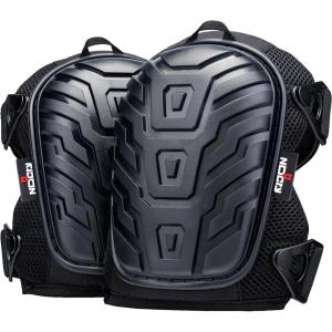 imageNoCry Professional Construction Knee Pads for Men and Women with NonSlip Heavy Duty Cap and Ankle Support  Thick Foam and Gel Cushioning  Reinforced Adjustable Straps and Military Grade RivetsOriginal