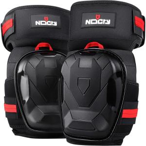 imageNoCry Professional Work Knee Pads for Men Construction with Ankle Support and Heavy Duty AntiSlip Cap  Foam Cushion and Extra Thick Gel Padding  Reinforced Thigh ampamp Shin StrapsOne Size