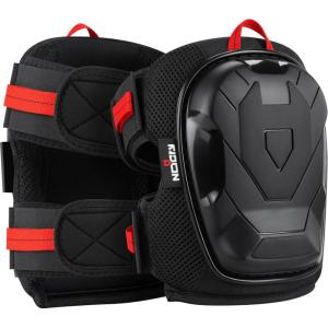 imageNoCry Professional Work Knee Pads for Men and Women with Nonslip Heavy Duty Cap and Ankle Support  Soft Foam Cushion and Gel Knee Pads for Men Construction  Easy to Fasten Kneepads with Hang LoopLarge  XLarge
