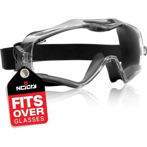 imageNoCry Safety Goggles Over Glasses with Extreme Impact Resistance  ANSI Z871 Certified Eye Protection with AntiFog AntiScratch and UV380 Lenses  Adjustable Strap  Ideal for the Chemistry LabGoggles