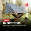 imageRain Fly 12x10 Lightweight Survival Camping Tarp 100 Waterproof Makes a Great Backpacking Tarp or Hammock Shelter Comes in Multiple Colors Survival Bracelet Included ODGreen12x10 Grey