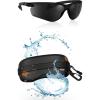 imageNoCry Military Grade Safety Sunglasses for Men and Women AntiFog ampamp AntiScratch Lenses ampamp Water Resistant Safety Glasses Case with Clip  Semi Hard Sunglasses Case with Cleaning Cloth