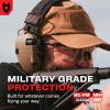 imageNoCry Clear Shooting Glasses for Men  FogProof ScratchResistant Built to Take a Hit  ANSI Z87 Wraparound Eye Protection with Adjustable Fit amp 100 UV DefenseTactical Glasses