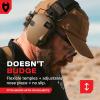 imageNoCry Clear Shooting Glasses for Men  FogProof ScratchResistant Built to Take a Hit  ANSI Z87 Wraparound Eye Protection with Adjustable Fit amp 100 UV DefenseTactical Glasses