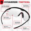 imageNoCry Clear Shooting Glasses for Men  FogProof ScratchResistant Built to Take a Hit  ANSI Z87 Wraparound Eye Protection with Adjustable Fit amp 100 UV DefenseTactical Glasses